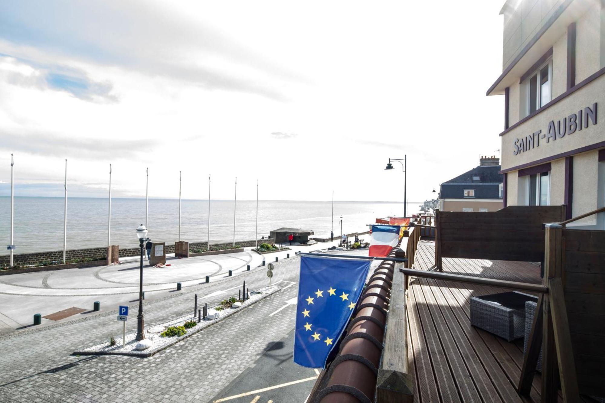 Saint Aubin Logis Hotel & Restaurant Saint-Aubin-Sur-Mer (Calvados) Exterior foto