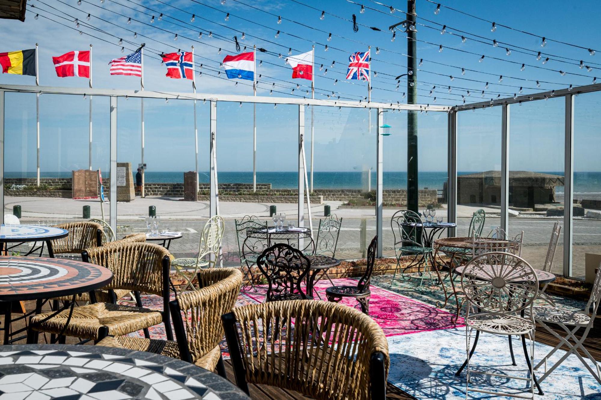 Saint Aubin Logis Hotel & Restaurant Saint-Aubin-Sur-Mer (Calvados) Exterior foto